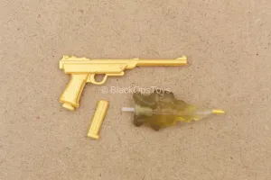 1/12 - Gomez The Roach - Gold Like Pistol w/Bullet FX