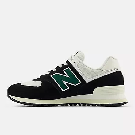 574 Sneaker (Black   White   Marsh Green)