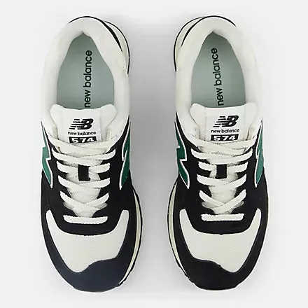 574 Sneaker (Black   White   Marsh Green)