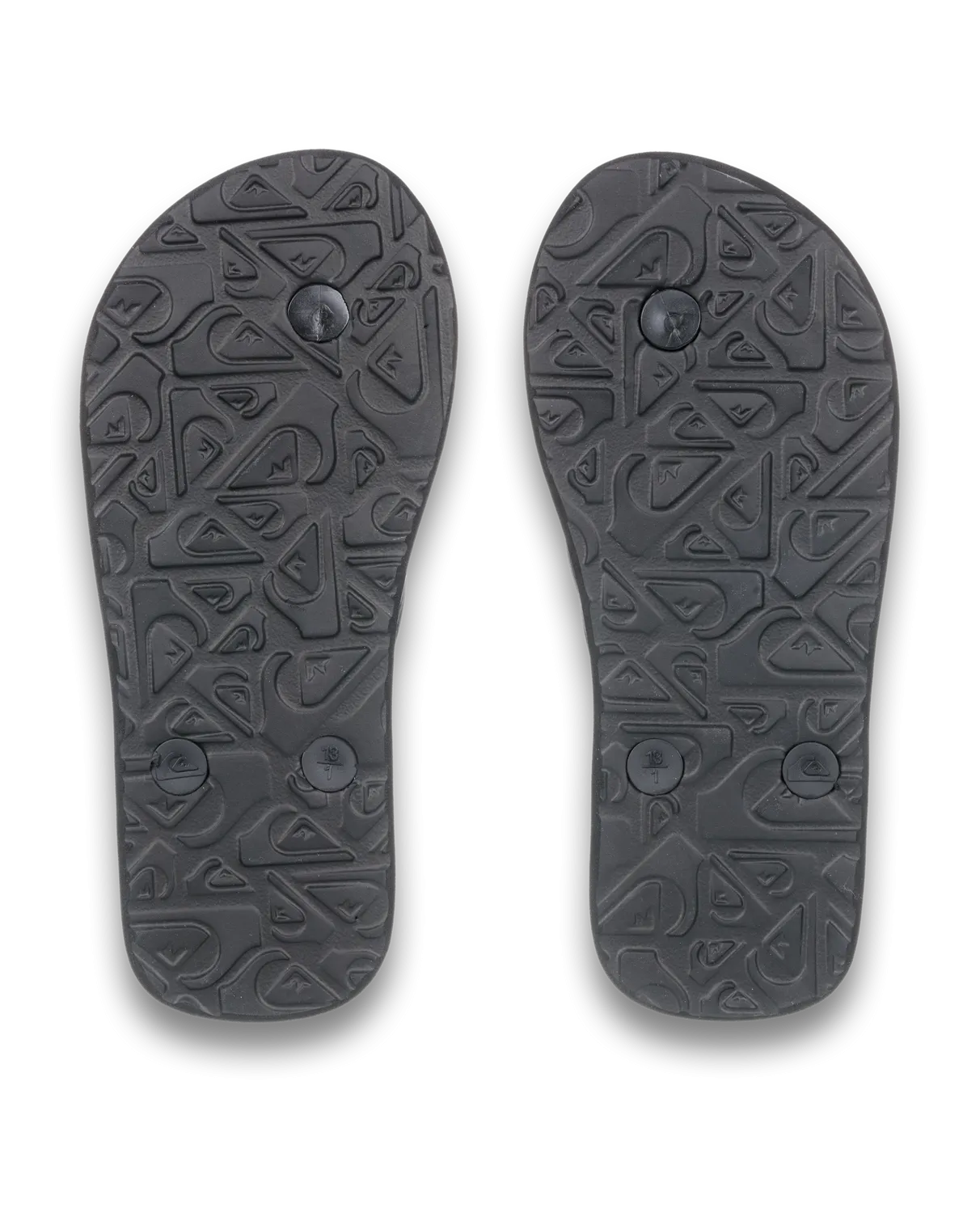 Boys Molokai Art 25 Flip Flops in Nebulas Blue Wordblock