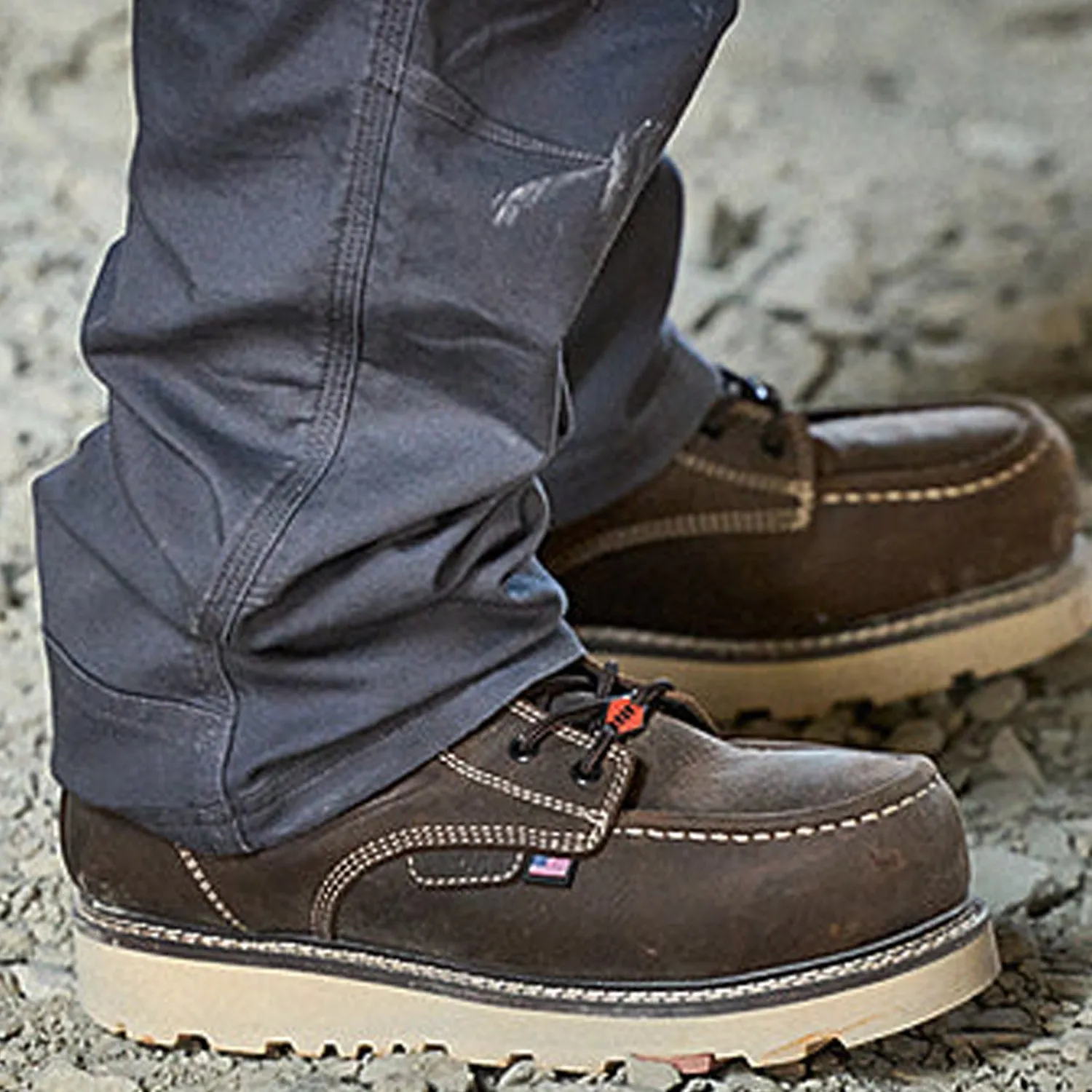 BRUNT Men's Marin USA Welted 6" Waterproof Comp Toe Work Boot
