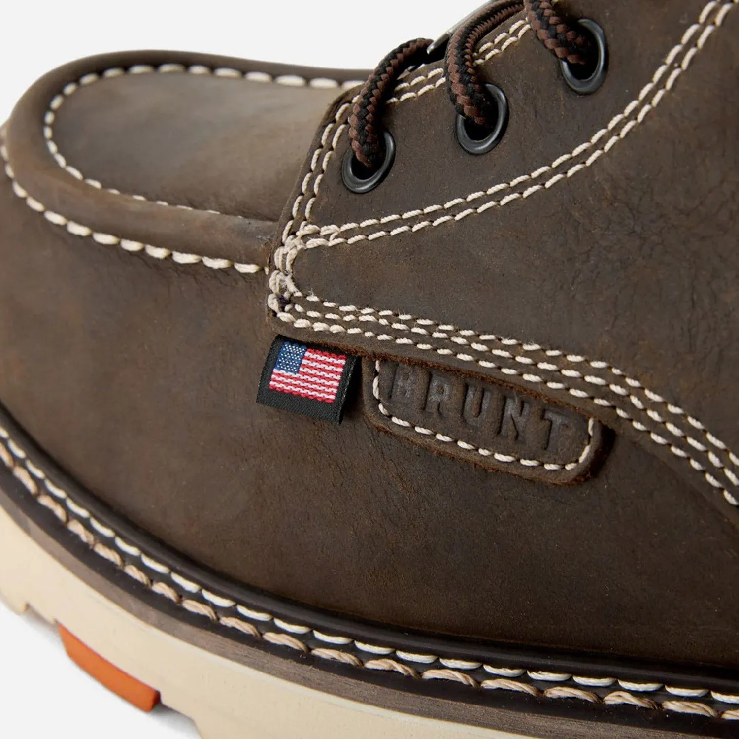 BRUNT Men's Marin USA Welted 6" Waterproof Comp Toe Work Boot