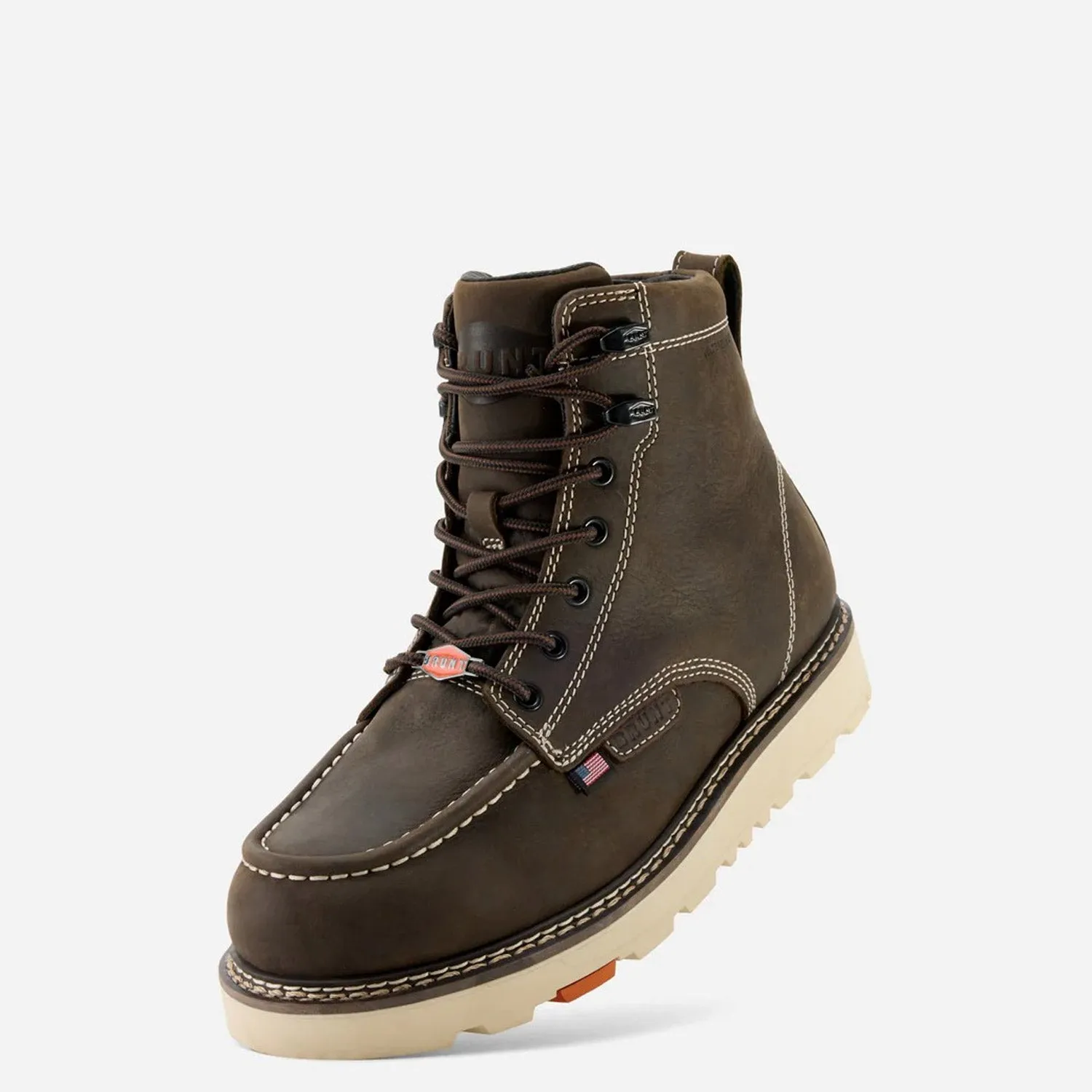 BRUNT Men's Marin USA Welted 6" Waterproof Comp Toe Work Boot