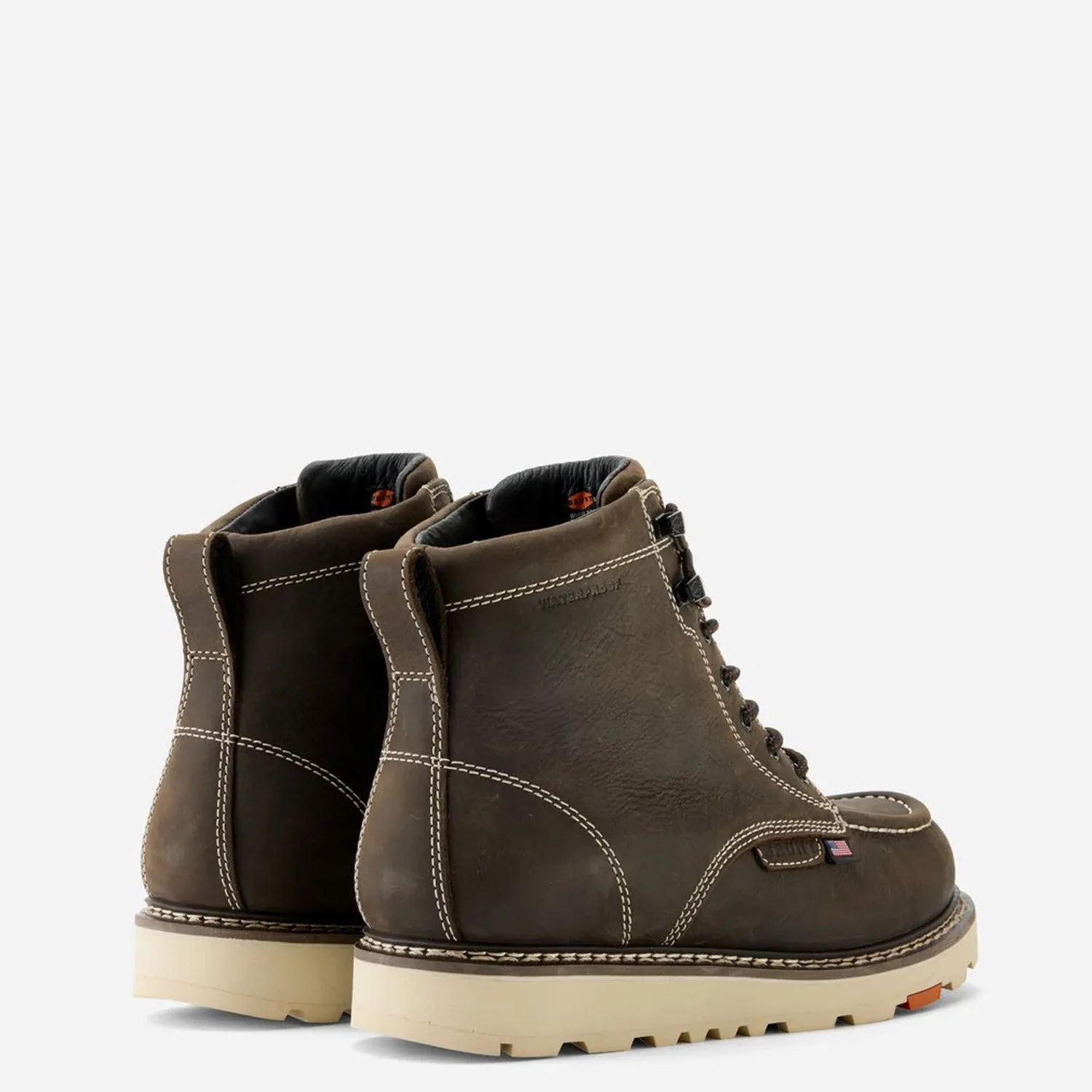 BRUNT Men's Marin USA Welted 6" Waterproof Comp Toe Work Boot