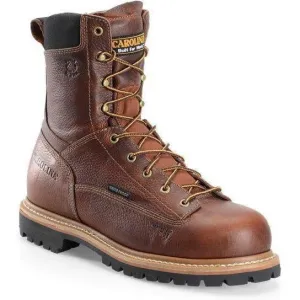 Carolina Men's Grind 8" Waterproof Comp Toe Work Boot - Brown - CA5529