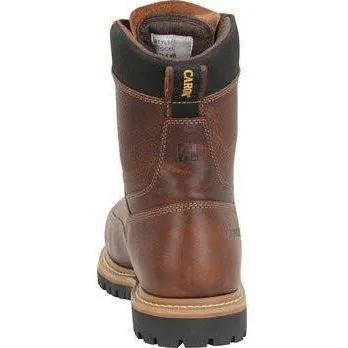 Carolina Men's Grind 8" Waterproof Comp Toe Work Boot - Brown - CA5529