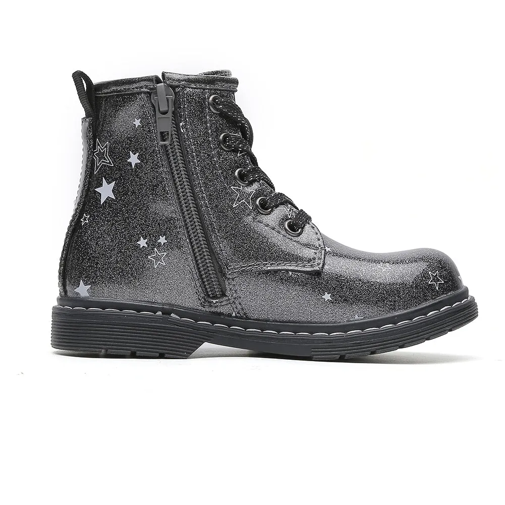 Chiximaxu Winter Boots for Girl Toddler Zip Walking Shoes