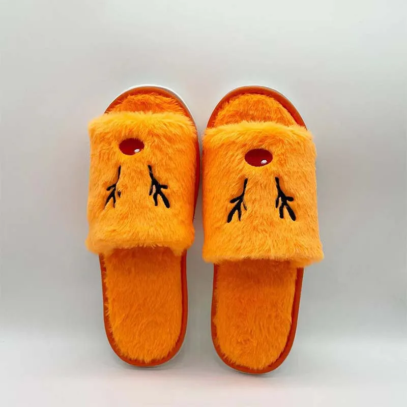 Christmas Elk Plush Slippers
