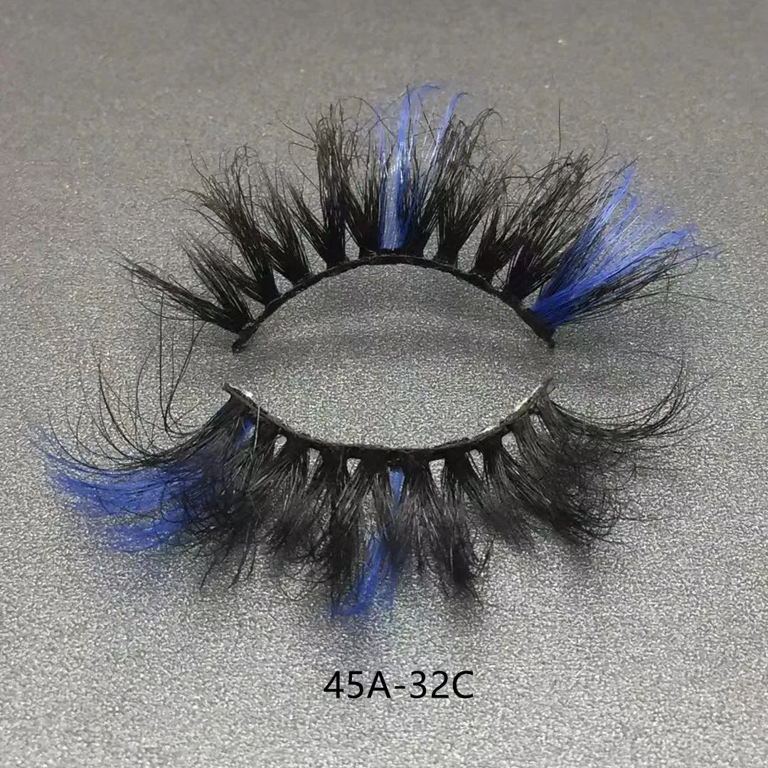 Color Mink Hair False Eyelashes (1pair ) AH5058