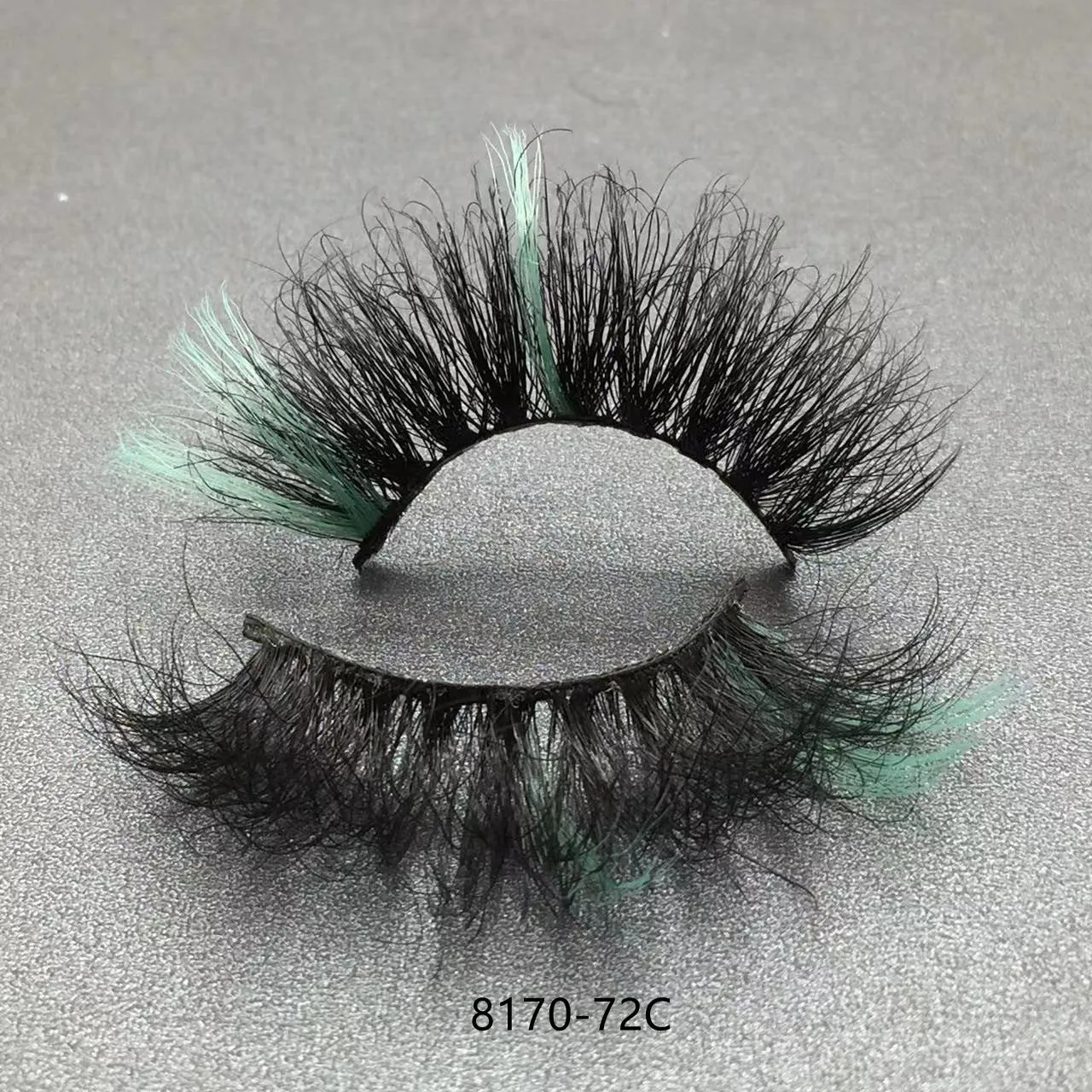 Color Mink Hair False Eyelashes (1pair ) AH5058