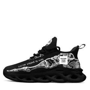 Custom Ghosts Sneakers, Custom Halloween Spooky Shoes,Holiday,MS-2016-2302