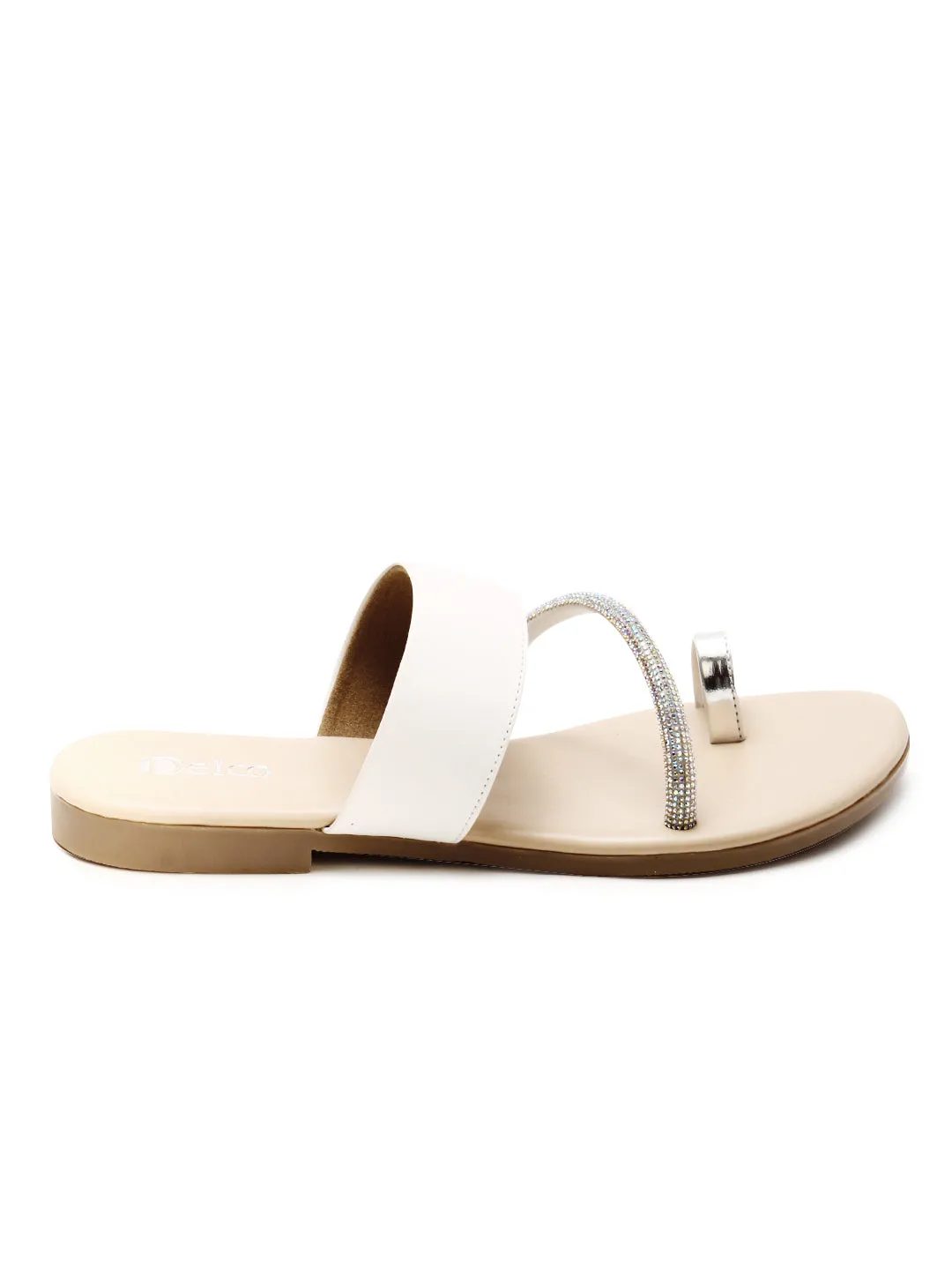 Delco Evening Wear Flat Slip-Ons