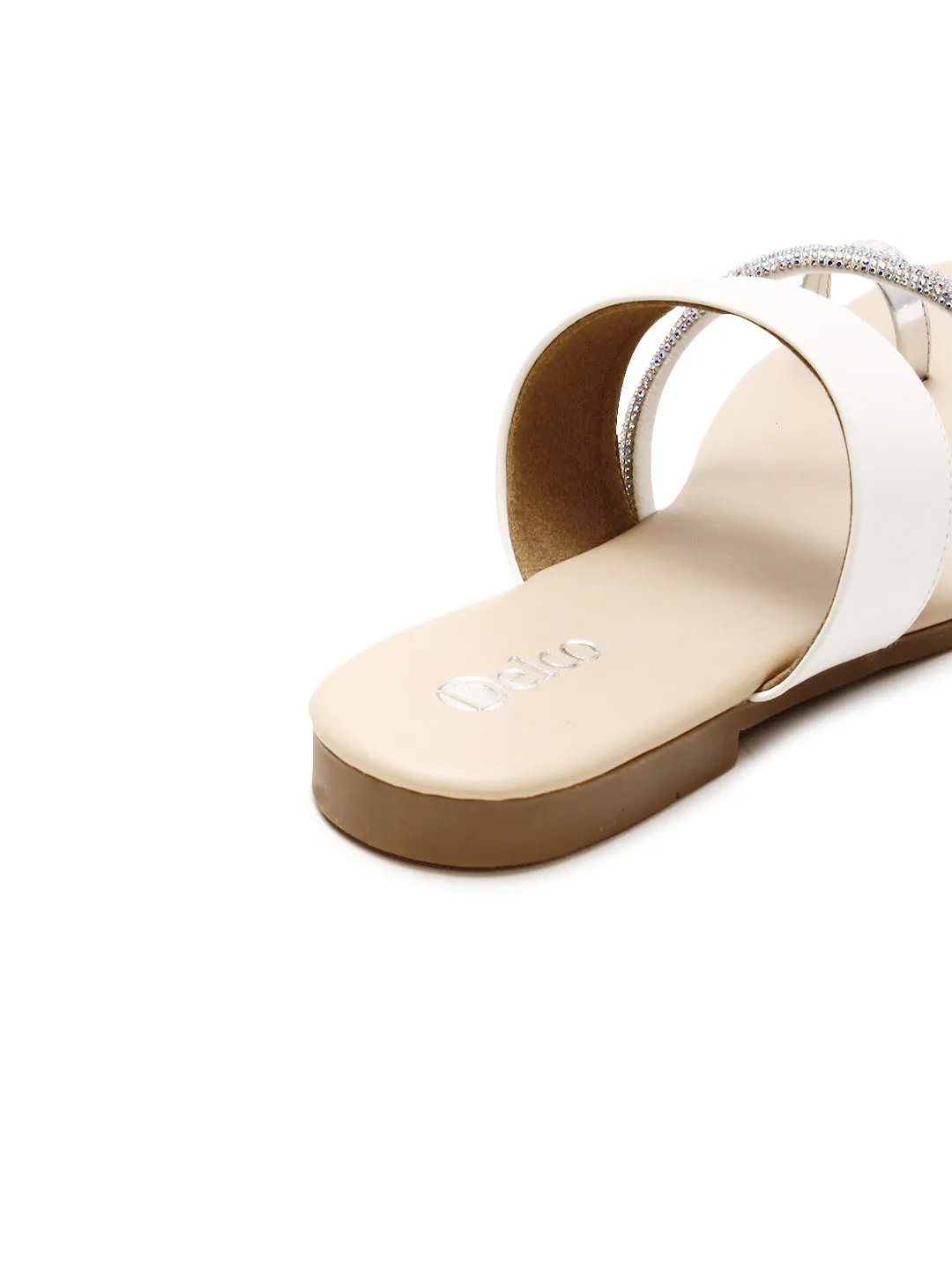 Delco Evening Wear Flat Slip-Ons