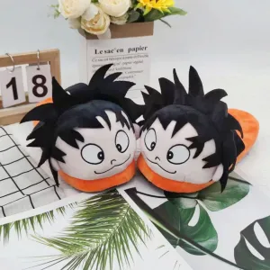 Dragonball Son Goku Soft Slippers | Anime Slippers for Kids | [UK Size 3-6]