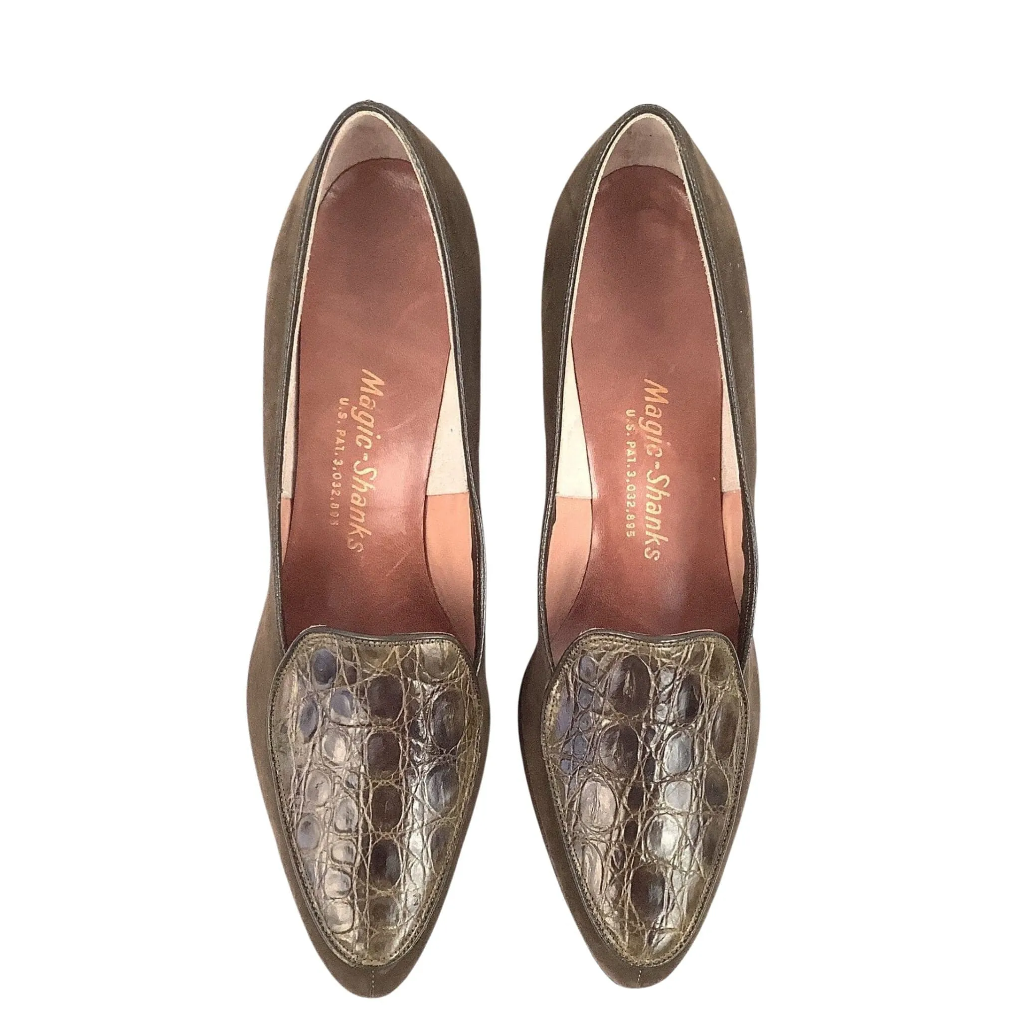 Green Leather Loafers