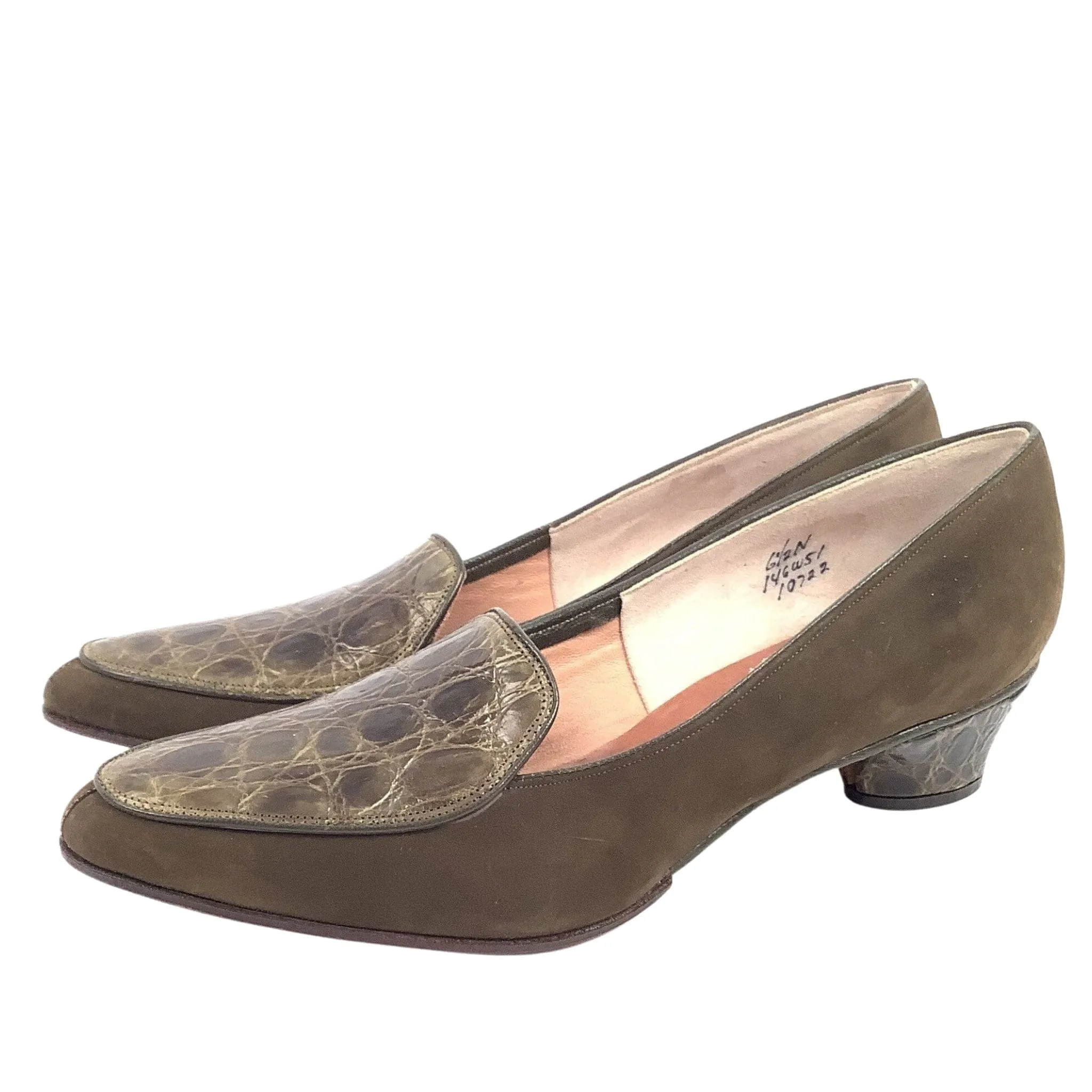 Green Leather Loafers