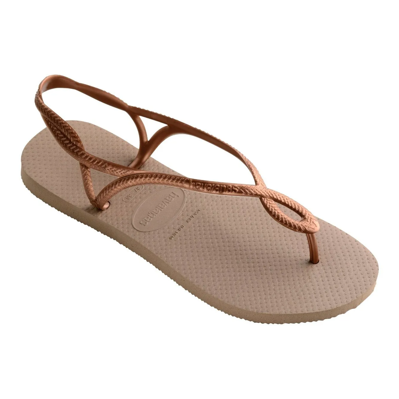 Havaianas Luna Sandals - Rose Gold