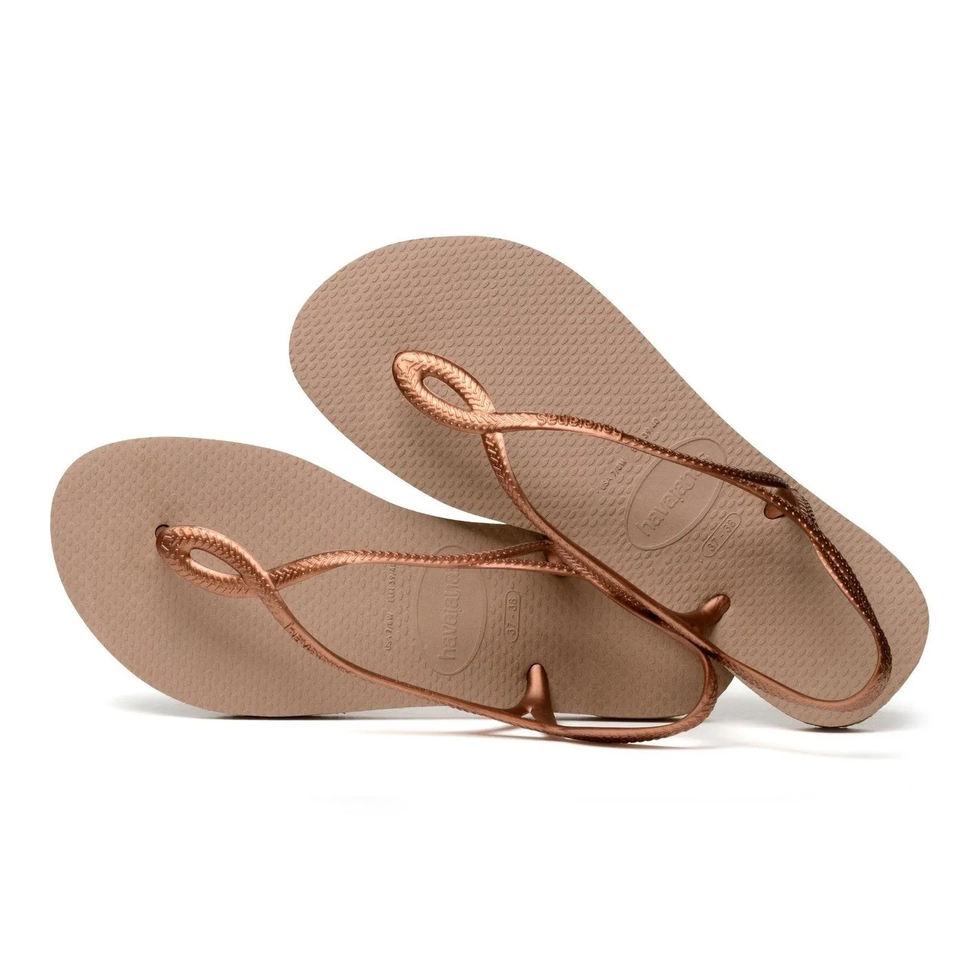 Havaianas Luna Sandals - Rose Gold