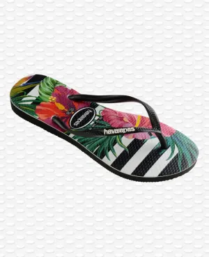 Havaianas Slim Tropical Floral Flip Flops