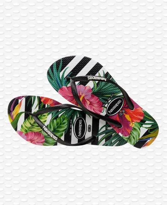 Havaianas Slim Tropical Floral Flip Flops