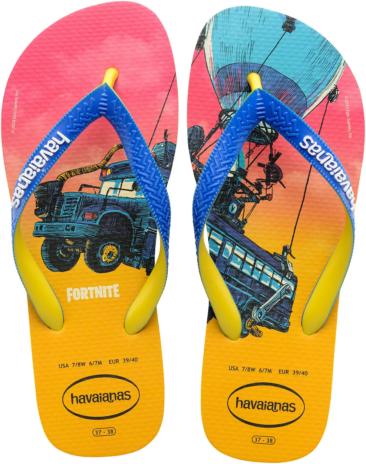 Havaianas Top Fornite Fc In Yellow