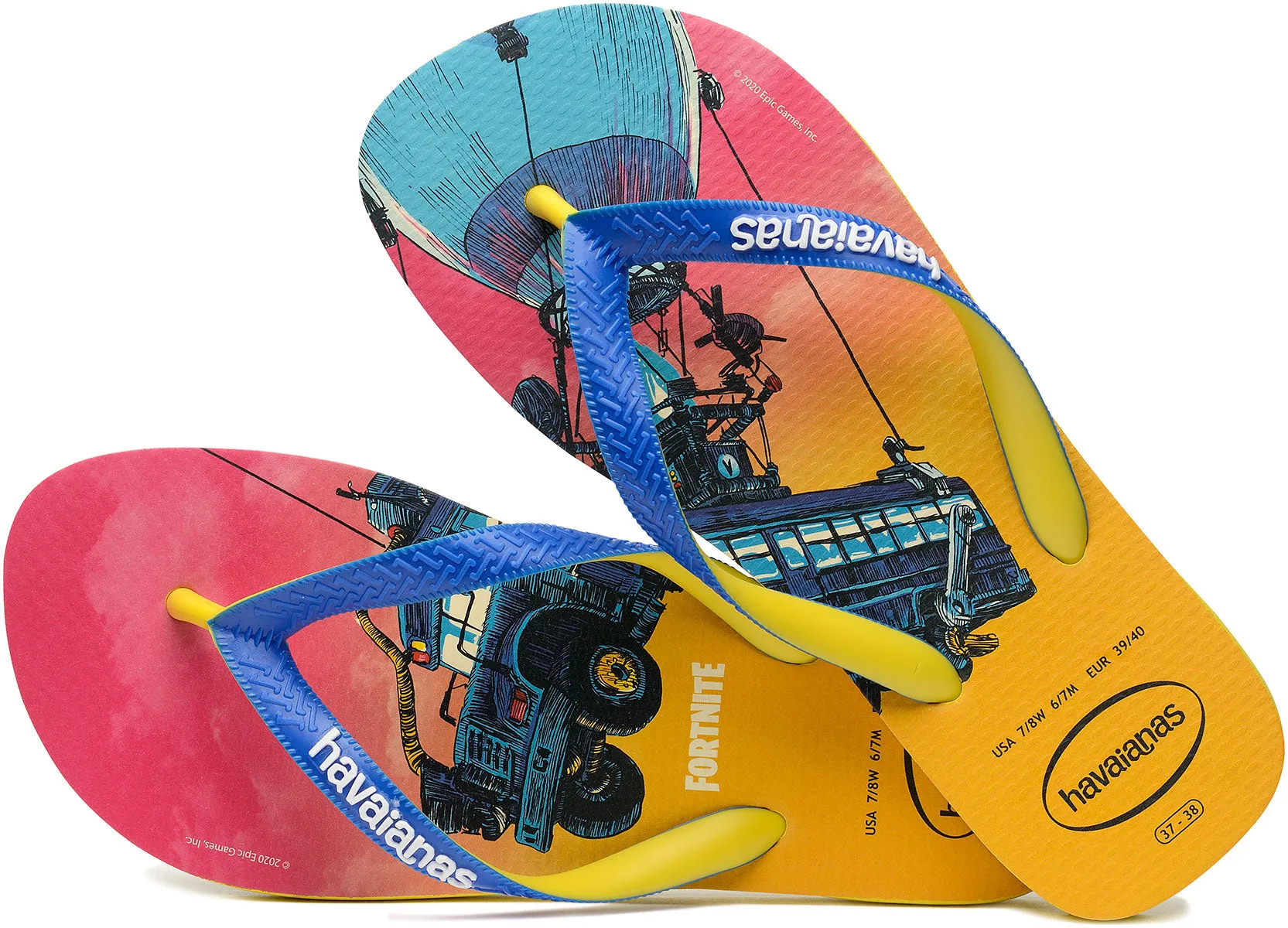Havaianas Top Fornite Fc In Yellow