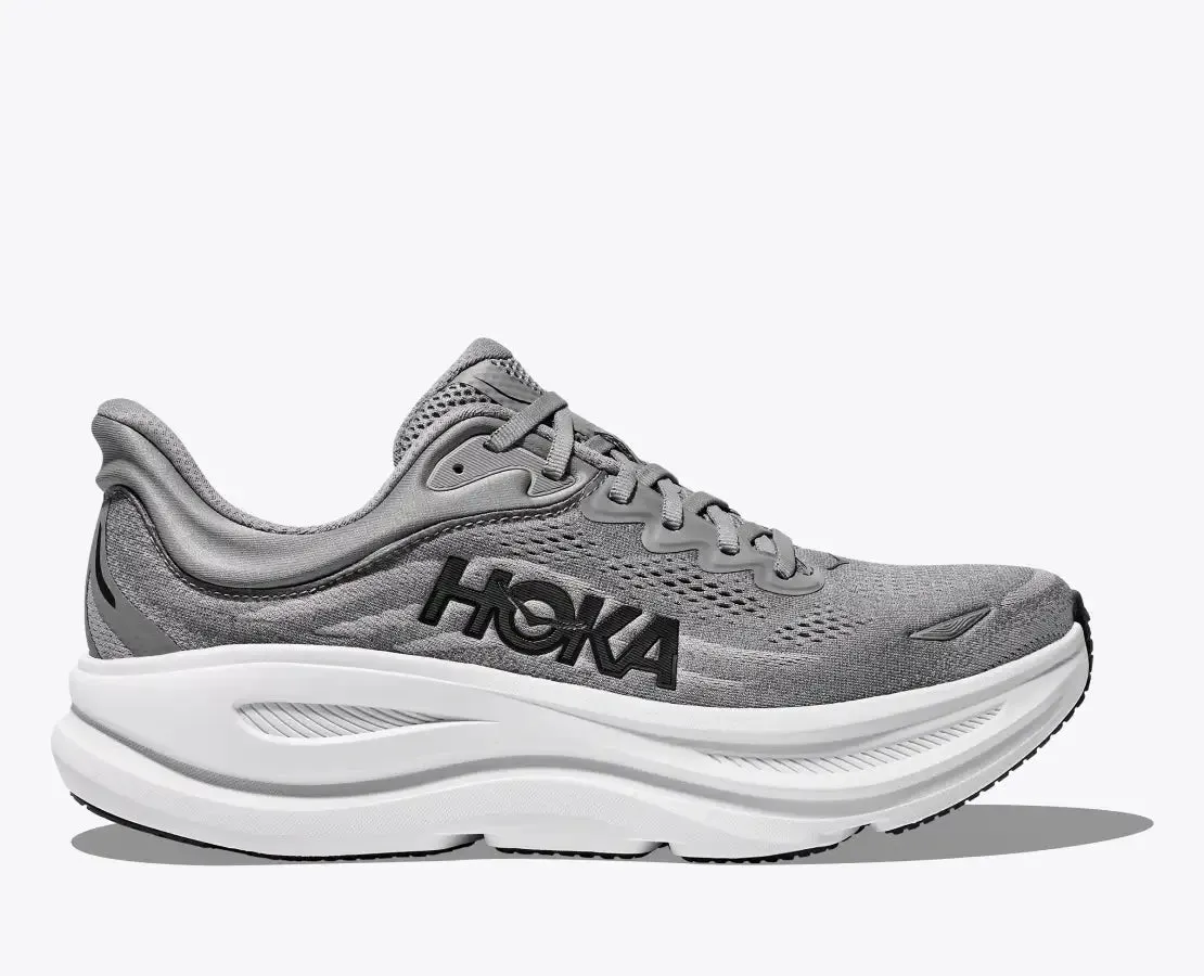 Hoka - Men's Bondi 9 Galactic Grey / Stellar Grey 1162011 GCTC