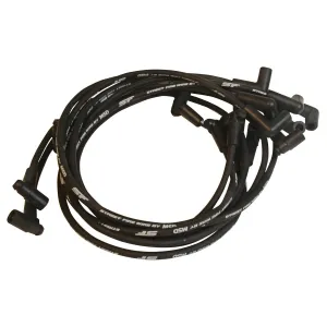 MSD Street Fire Spiral Core 8 mm Spark Plug Wire Set - Black - Factory Style Boots / Terminals - GM TPI - Small Block Chevy