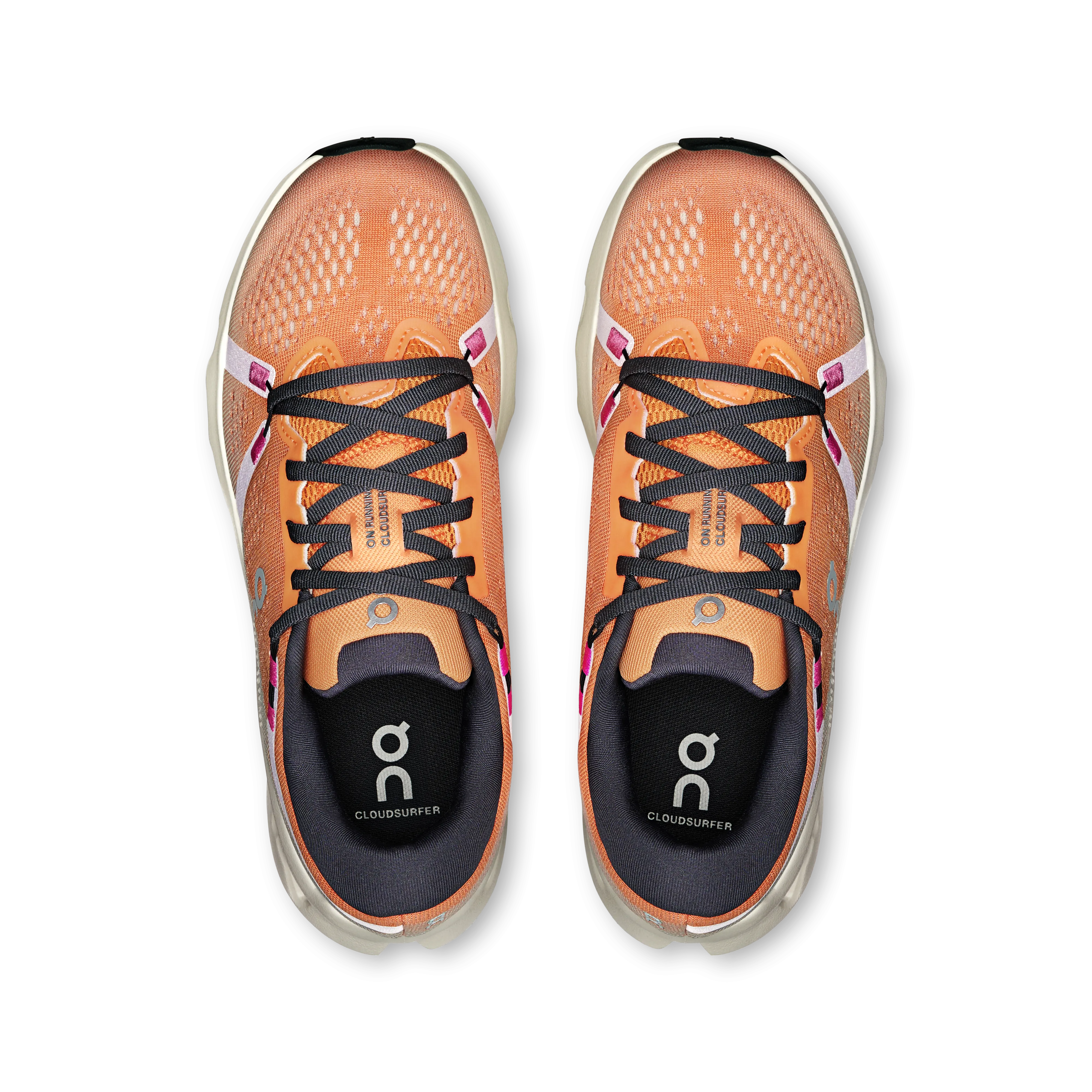 On Running Women's Cloudsurfer 2 Shoes - Tangerine / Ivory