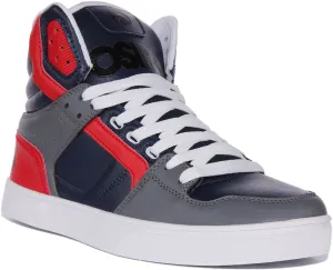 Osiris Clone In Navy Red For Men