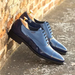 Oxford-Patent, Blue-Wholesale