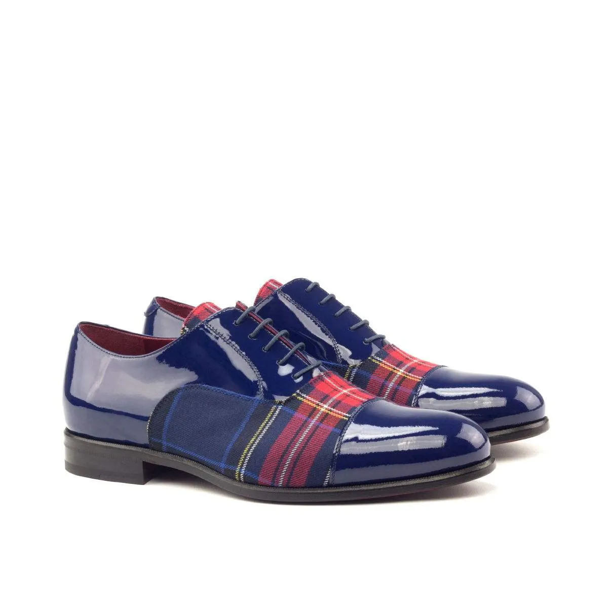 Oxford-Patent, Sartorial, Blue-Wholesale