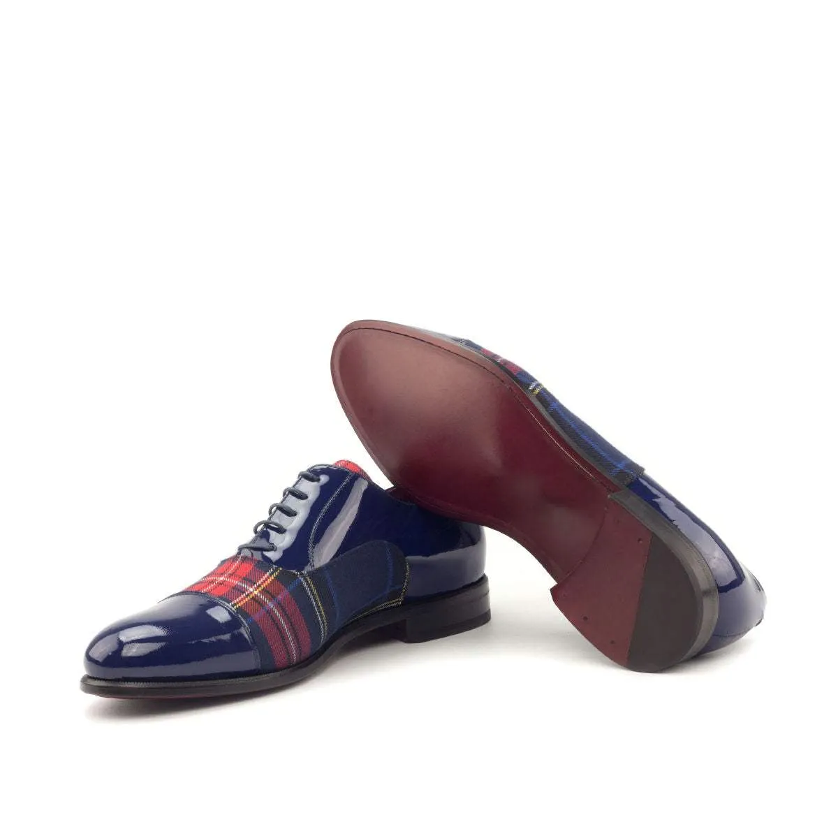 Oxford-Patent, Sartorial, Blue-Wholesale