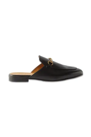 Princetown Leather Backless Loafers