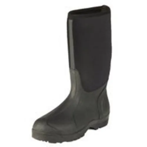 Ranger 67502-12 Outdoor Comfort Series Rubber/Neoprene Boots, Black, Size 12