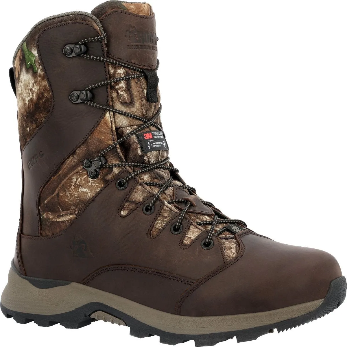 Rocky Trophy Series Men's 800G Insulated Outdoor Boots Rks0654 In Brown
