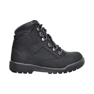 Timberland 6 Inch F/L Field Little Kid's Boots Black Nubuck