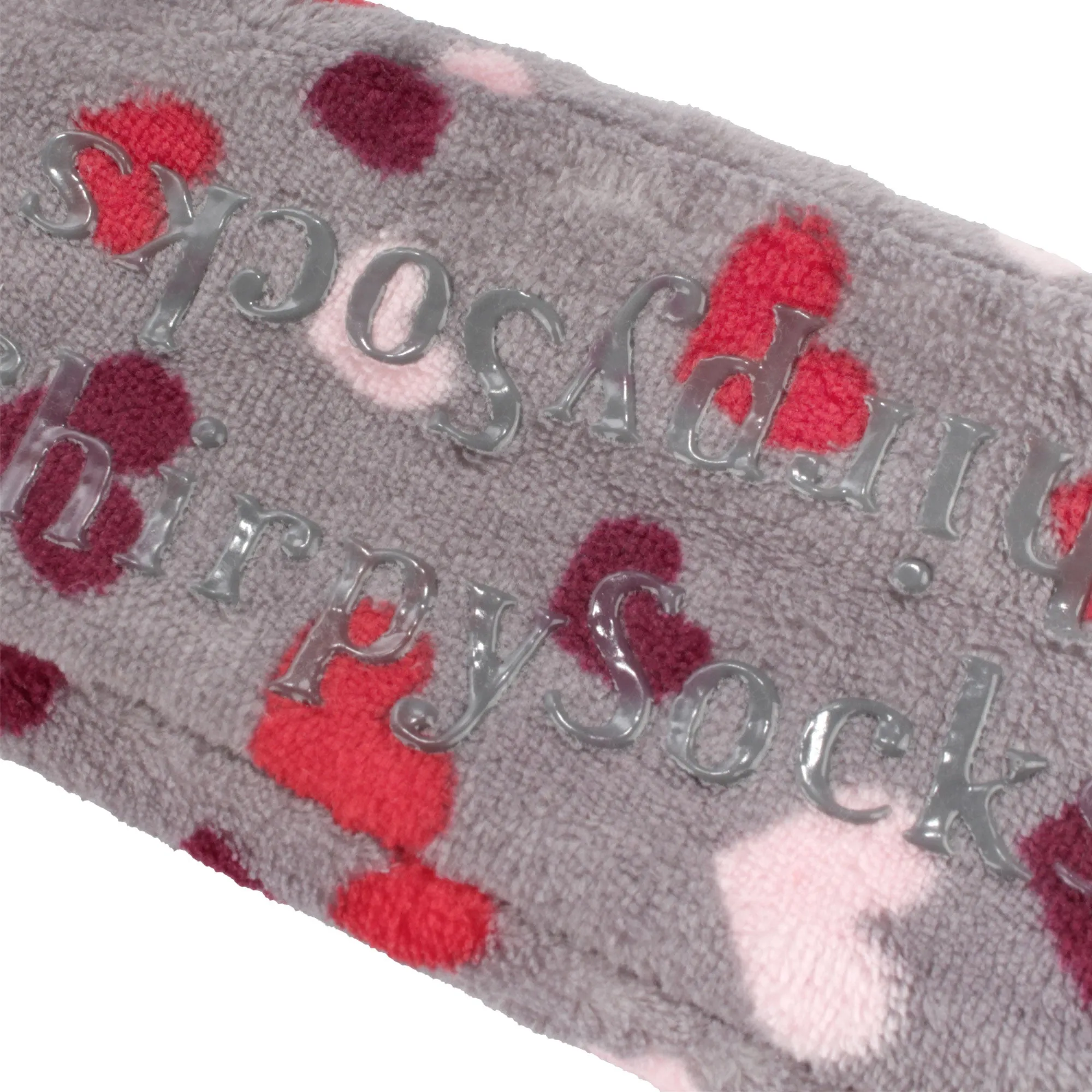 Women Soft Warm Cozy Fuzzy Furry Hearts Stripes Slippers Non-Slip Lined Socks, 1 Pair and 2 Pairs